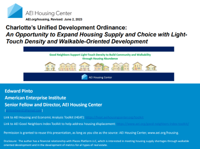 Charlotte’s Unified Development Ordinance